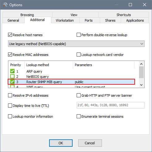 SNMP MIB Settings